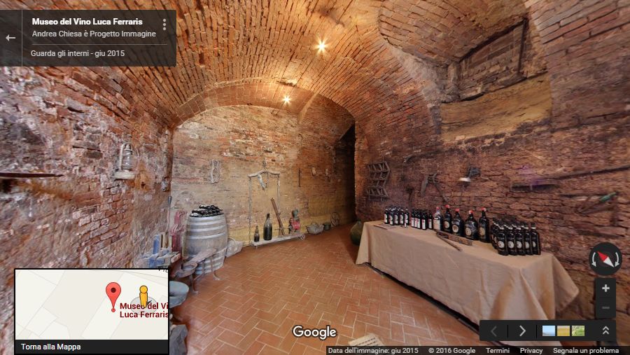 virtual tour museo del vino ferraris