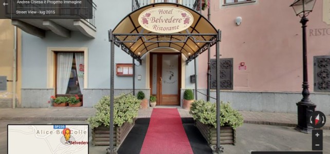 HOTEL BELVEDERE ristorante virtual tour Alice Bel Colle Alessandria